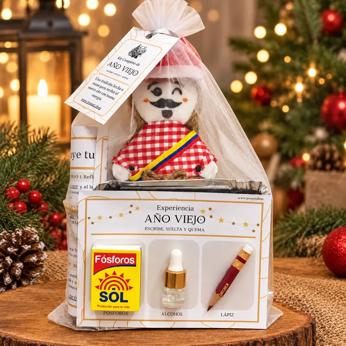 Kit completo de Año Viejo Jero Art listo para regalar